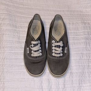 Vans size 7 grey